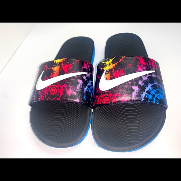 Nike Other - NIKE, Sz.5 youth, multi-color slides